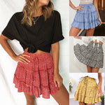 High Waist Frills Skirt for Women