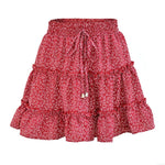 High Waist Frills Skirt for Women