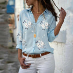 Women Blouses Floral Print